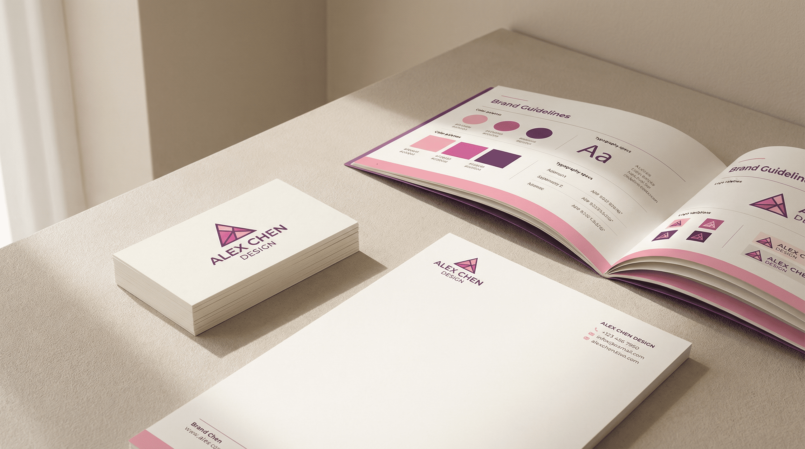 Creative branding design process